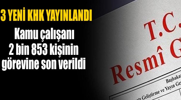 3 Yeni KHK Yayınlandı: Kamuda Rekor İhraç