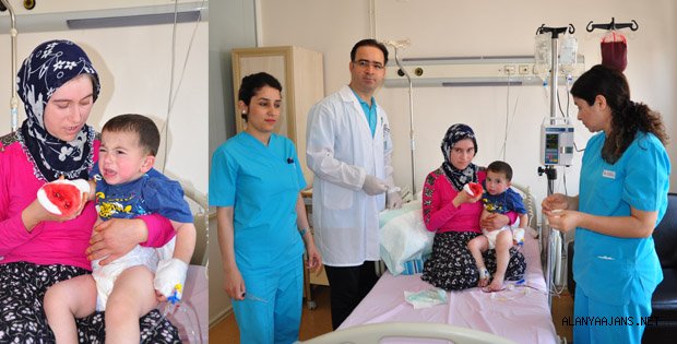 AFYON'DA KOPAN PARMAK ALANYA'DA DİKİLDİ