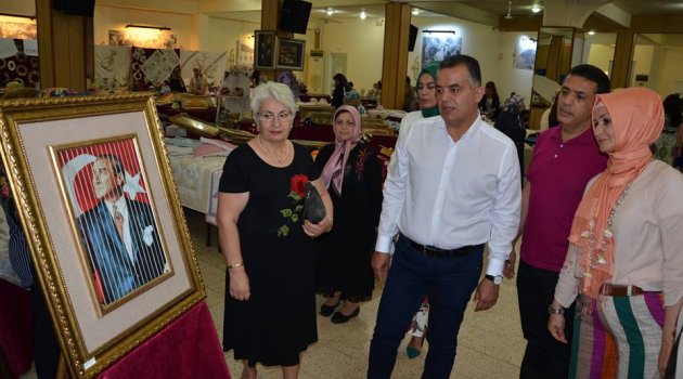 Alanya Asmek yıl sonu sergisini açtı