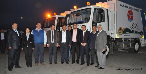 ALANYA BELEDİYESİ ARAÇ FİLOSU’NU GENİŞLETİYOR