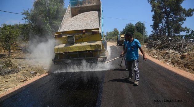 Alanya Belediyesi asfalt rekoruna koşuyor
