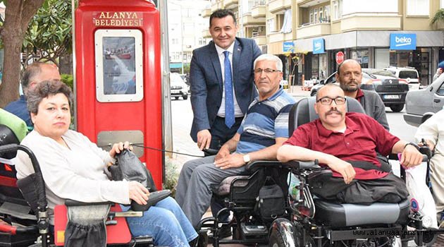 Alanya Belediyesi’nden engellilere yeni hizmet