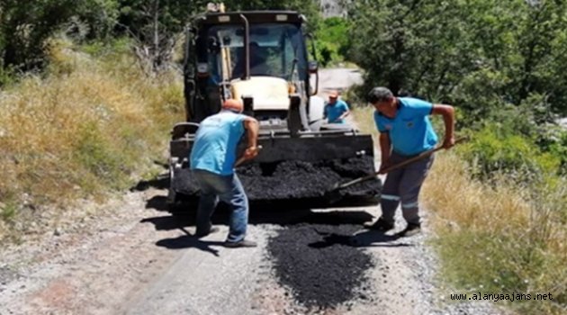 Alanya Belediyesinden kırsalda hummalı çalışma