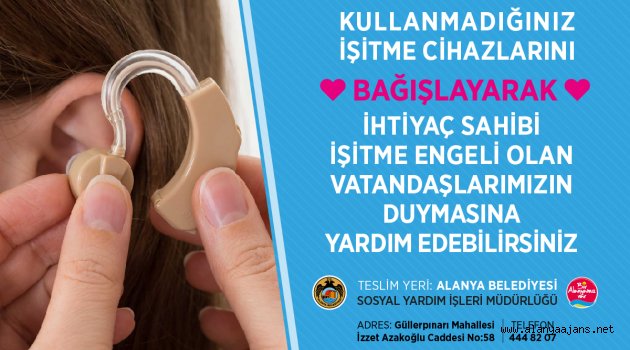 Alanya Belediyesi'nden önemli kampanya