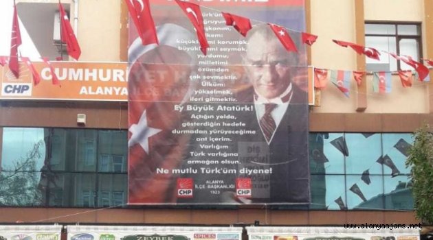 Alanya CHP’den ‘andımız’ tepkisi