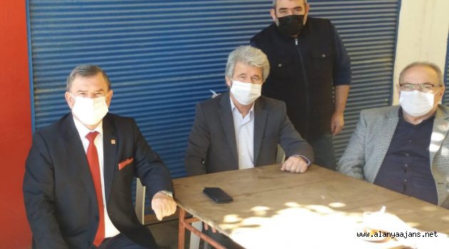 Alanya CHP esnafla buluştu