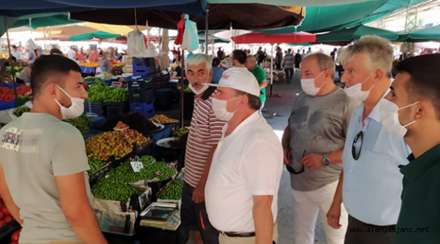 Alanya CHP pazara indi