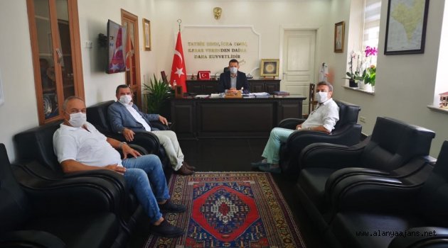 Alanya CHP'den Kaymakam Ürkmezer'e ziyaret