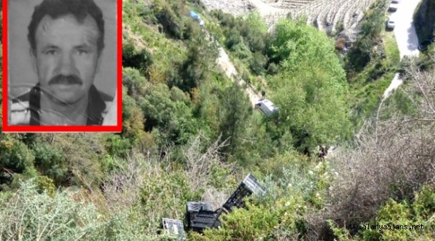Alanya’da aracıyla uçurma yuvarlanan sürücü öldü