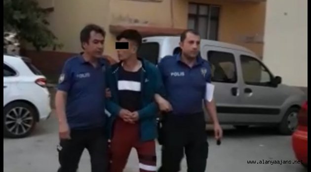 Alanya’da azılı plaj faresi polis tarafından yakalandı
