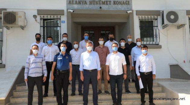 Alanya’da başarılı polislere teşekkür belgesi