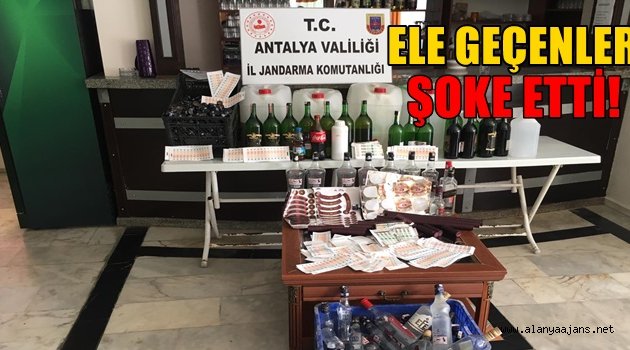 Alanya’da butik otele sahte içki operasyonu!
