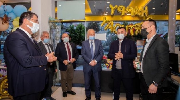 Alanya’da esnaf ziyareti yaptılar