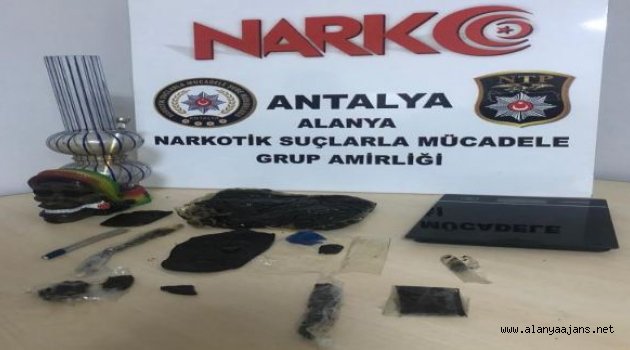 Alanya’da flaş uyuşturucu baskını
