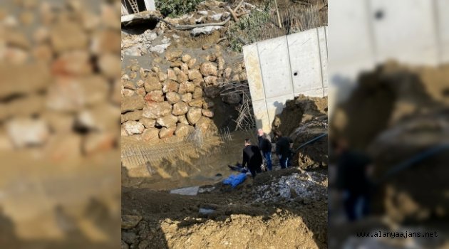 Alanya’da inşaatta feci ölüm