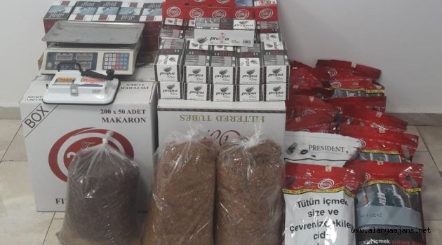 Alanya’da kaçak tütün denetimi