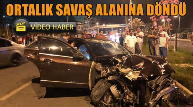 Alanya’da kazada ölümden dönen sürücü, otomobili bırakıp kaçtı