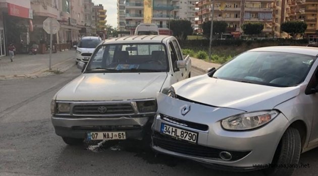 Alanya’da kontrolsüz çıkış kaza getirdi!
