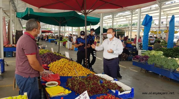 Alanya’da korona denetimleri sürüyor