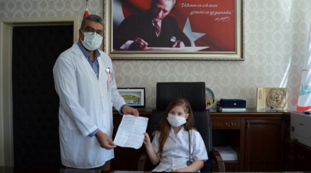 Alanya’da küçük başhekim koltuğa oturdu