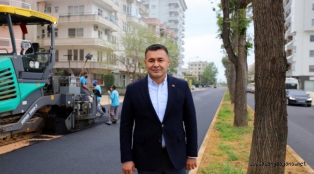 Alanya’da o cadde yenilendi