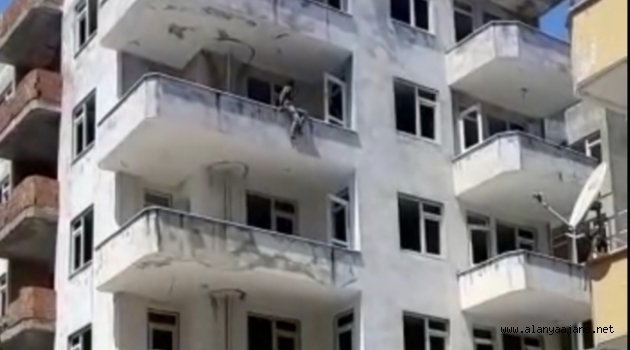Alanya’da öfkeli gençten intihar girişimi!