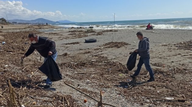 Alanya’da sahiller temizleniyor
