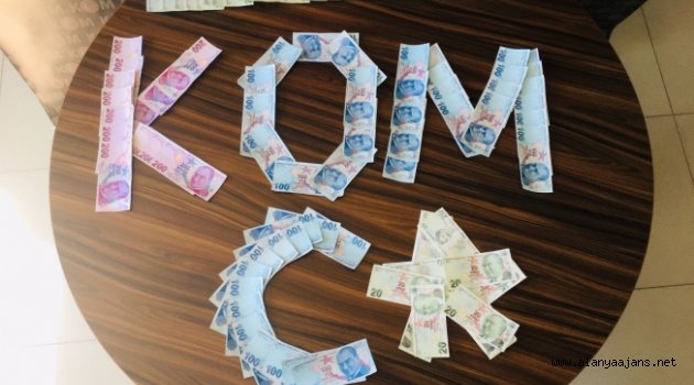 Alanya’da sahte para operasyonu