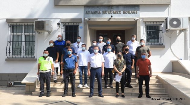 Alanya’da salgında mücadele verenler unutulmadı