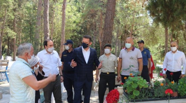 Alanya’da şehitleri unutmadılar