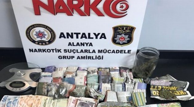 Alanya’da uyuşturucu operasyonu