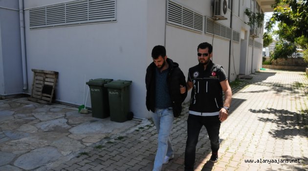 Alanya’da uyuşturucuyla yakalanan şüpheli tutuklandı