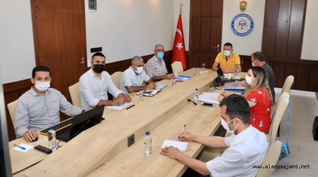 Alanya’da yangın koordinasyon toplantısı yapıldı