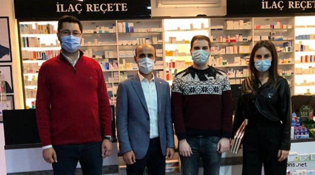 Alanya’daki eczacılara anlamlı ziyaret