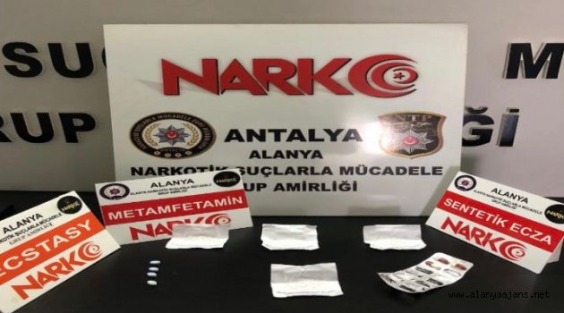 Alanya Emniyeti uyuşturucuya geçit vermiyor