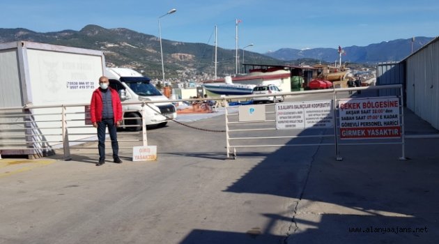 Alanya iskelesinde bu yol trafiğe kapatıldı!
