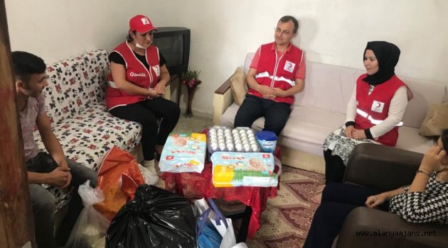 Alanya Kızılay, o aileye umut oldu