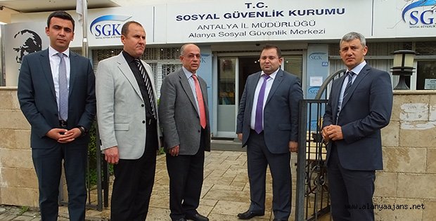 ALANYA MODERN SGK BİNASINA KAVUŞUYOR