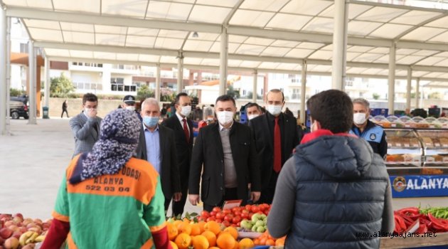 Alanya’nın en büyük kapalı pazar yeri hizmete girdi