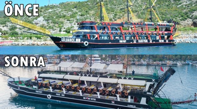 Alanya’nın en büyük korsan teknesinin genç mimarı