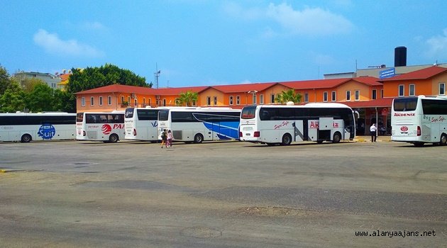 Alanya otogarında yenileme çalışması