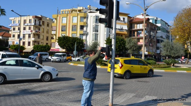 Alanya sinyalizasyonuna kış düzenlemesi