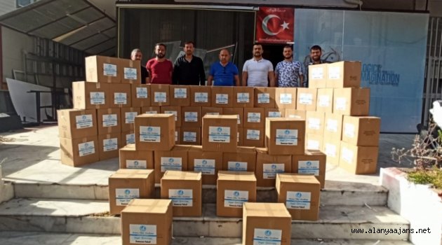Alanya Ülkü Ocakları yardımlara devam ediyor