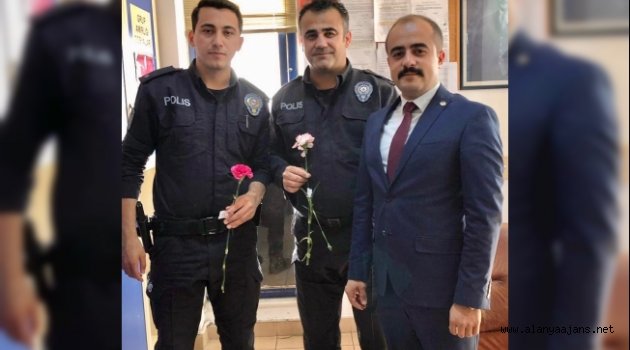Alanya Ülkü Ocaklarından polise destek mesajı
