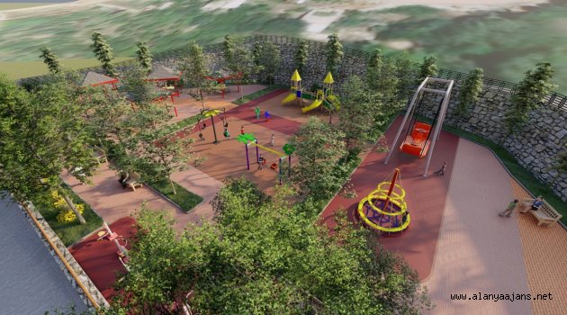 Alanya’ya bin 500 metrekarelik çocuk parkı