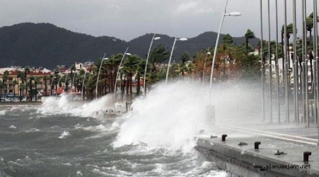 ALANYA’YA FIRTINA UYARISI