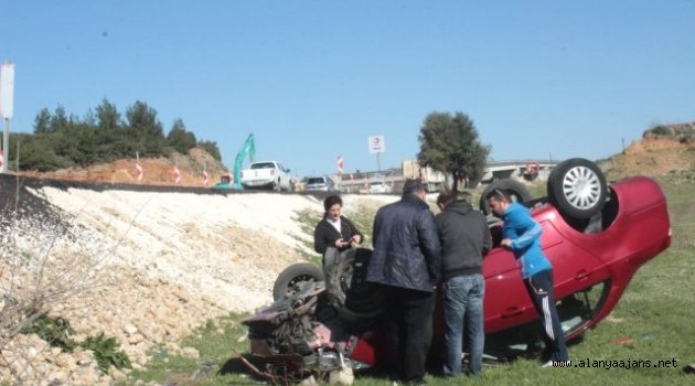 Alanya yolunda feci kaza!