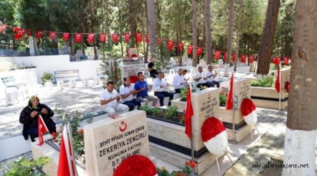 Alanya'da 15 Temmuz şehitleri anıldı