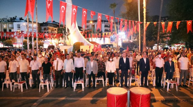 Alanya'da 15 Temmuz şehitleri törenle anıldı