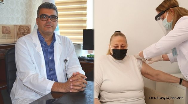 Alanya'da 40 bin vatandaş aşılandı